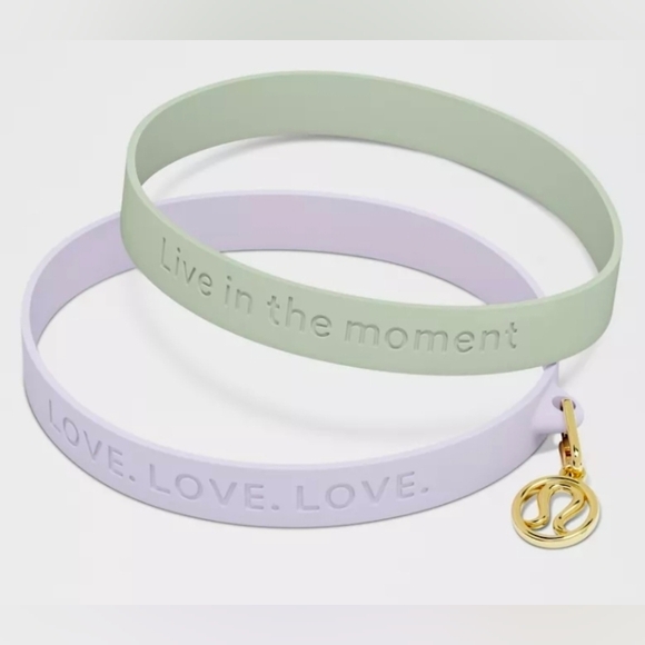 lululemon athletica Other - Lululemon Back To Life Bottle Bands 2 Pack, Green And Purple. New
